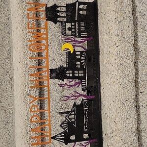 Halloween Village Silhouette Tealight Holder